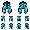 10Pcs Computerized Embroidery Cloth Self Adhesive Patches DIY-GF0011-73B-7