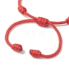 Adjustable Polyester Braided Bracelets for Women BJEW-JB13411-4