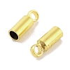 Rack Plating Brass Cord Ends KK-P274-01B-G-2