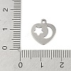 Non-Tarnish 201 Stainless Steel Charms STAS-C108-24P-3