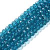 Glass Beads Strands EGLA-A034-T8mm-D27-01-1