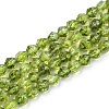 Synthetic Peridot Beads Strands G-S149-35-10mm-1