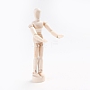 Unfinished Blank Wooden Puppet DIY-WH0163-92B-4