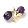 Natural Amethyst Pendants G-F712-03D-G-3