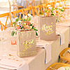 8Pcs 4 Styles Gold Stamp Thank You Printed Paper Gift Tote Bags ABAG-TA0001-61-8