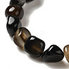 Natural Black Agate Beads Strands G-NH0017-B04-01-4