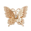 Brass Rhinestone Pendants KK-A261-06KCG-1