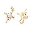SHEGRACE Brass Clear Cubic Zirconia Pendants XGRQ3K574-566G-2
