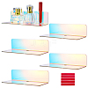 Iridescent Acrylic Wall Mounted Adhesive Router Storage Rack DIY-WH0430-185-1