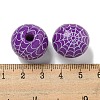 Printed Wood European Beads WOOD-G022-08B-08-3