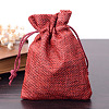 Burlap Packing Pouches Drawstring Bags ABAG-UK0001-9x12-06-1