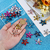 20Pcs 10 Styles Golden Tone Alloy Cabochons FIND-FH0016-88-4