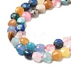 Natural & Synthetic Mixed Gemstone Beads Strands G-C179-A6mm-13-4