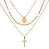 Alloy Pendant Layered Chain Necklaces for Women WGC39CD-28-1