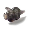 Natural Fluorite Carved Healing Rhinoceros Figurines DJEW-P016-01C-2