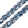 Electroplate Glass Beads Strands EGLA-N012-07U-1
