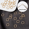 CREATCABIN 200Pcs Brass Open Jump Rings KK-CN0001-22-4