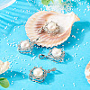 4Pcs Natural Pearl Pendants PALLOY-TAC0181-5