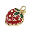 Brass Micro Pave Cubic Zirconia Pendants KK-D409-48G-05-2