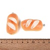 Opaque Resin Imitation Food Pendants RESI-Q232-08B-3