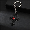 Zinc Alloy Cross Pendant Keychain PW-WG9FFC8-05-1