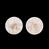1-Hole Resin Alloy Shank Buttons FIND-B065-03G-04-1