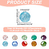 10 Strands Electroplate Glass Beads Strands EGLA-HY0001-09-2