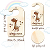 Wood Baby Closet Size Dividers AJEW-WH0352-002-2