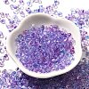 Transparent Baking Paint Glass Seed Beads SEED-P006-02B-10-2