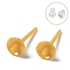 Hypoallergenic Bioceramics Zirconia Ceramic Stud Earring Findings FIND-Z007-01B-02-1