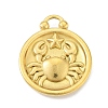 Real 18K Gold Plated Tone 304 Stainless Steel Pendants STAS-K291-01G-08-1