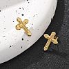 304 Stainless Steel Stud Earrings for Women EJEW-K271-03C-G-2