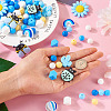  74Pcs Food Grade Eco-Friendly Silicone Beads SIL-TA0001-39-12