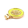 Brass Enamel Pendants KK-P209-03G-03-RS-3