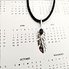 Feather Pendant Necklaces for Men and Women AY9011-1