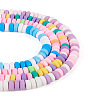 Cheriswelry 4 Strands 4 Style Handmade Polymer Clay Beads CLAY-CW0001-05-1