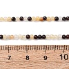 Natural Red Bloodstone and Yellow Jade Beads Strands G-Z116-A17-2mm-5
