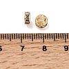 Brass Rhinestone Beads RB-K001-02G-04-2