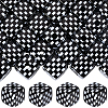 48Pcs Opaque Acrylic European Beads OACR-SC0002-84-1