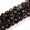 Natural Smoky Quartz Beads Strands G-T140-23A-1