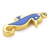 Rack Plating Brass Enamel Pendants KK-G515-11G-3