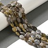 Natural Bamboo Leaf Agate Beads Strands G-NH0014-B01-02-2