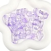 150Pcs Gradient Color Transparent Glass Beads GLAA-YW0004-91D-1