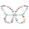 96 Pcs 3D Resin Cabochons MRMJ-SC0001-02-1