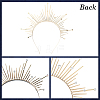 Alloy Virgin Halo Hair Bands OHAR-WH20011-08G-6