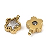 304 Stainless Steel Micro Pave Cubic Zirconia Charms STAS-K302-01A-G-2