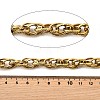Ion Plating(IP) 304 Stainless Steel Textured Oval Link Chains CHS-V001-01G-2