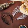 2Pcs 2 Styles Cloth Mesh Veil Headband MRMJ-GA0001-25-5