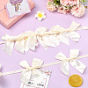 2Pcs Cloth Bowknot Hanging Banner for Christmas Tree Decoration AJEW-SP0002-82B-5