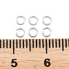 Brass Closed Jump Rings KK-D257-01P-10-3